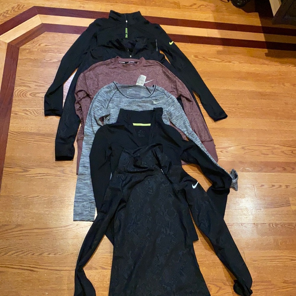 Nike long sleeve workout shirts